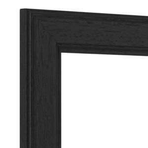 550-011 Fotolijst - Landelijke Stijl - Zwart met zichtbare houtnerf, 20x60cm