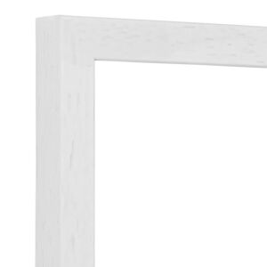 550-014 Fotolijst - Wit - Vierkant profiel met zichtbare houtnerf, 40x55cm
