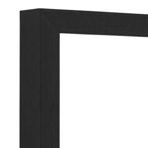550-017 Fotolijst - Zwart - 3,2 cm hoog profiel met zichtbare houtnerf, 20x20cm