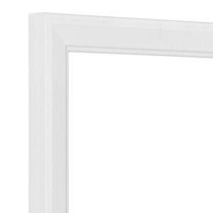 550-013 Fotolijst - Landelijke Stijl - Wit met zichtbare houtnerf, 40x80cm