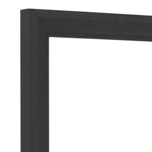 550-012 Fotolijst - Landelijke Stijl - Zwart met zichtbare houtnerf, 40x120cm