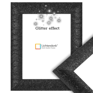 Fotolijst – Glitter Zwart, 24x30cm