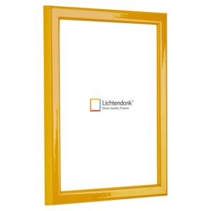 Fotolijst - Hoogglans licht oranje, 25x25cm