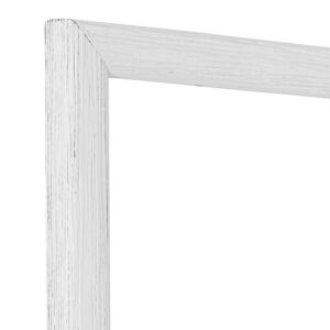550-10002 Fotolijst - Wit - Halfrond met zichtbare houtnerf, 50x50cm