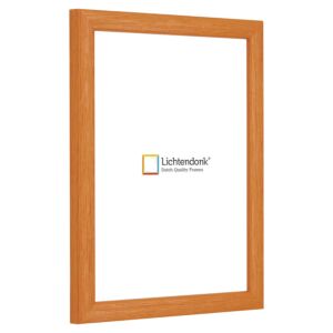 Fotolijst - Oranje - Halfrond met zichtbare houtnerf, 18x24cm